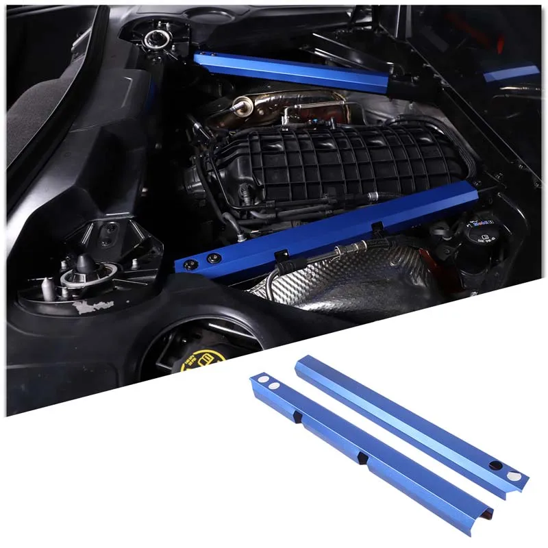 For Corvette C8 2020-2025 Car Engine Compartment Diagonal Rod Decorative Strip Aluminum Alloy Blue Car Modification Accessories
For Corvette C8 2020-2025 Car Engine Compartment Diagonal Rod Decorative Strip Aluminum Alloy Blue Car Modification Accessories