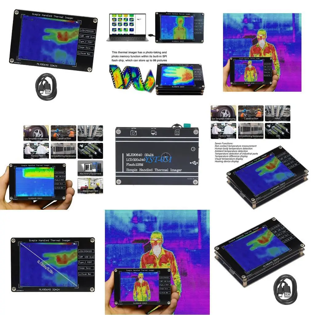 E15A Легкий тепловизионный сканер с возможностью быстрой зарядки и функцией определения разницы температур
E15A Легкий тепловизионный сканер с возможностью быстрой зарядки и функцией определения разницы температур