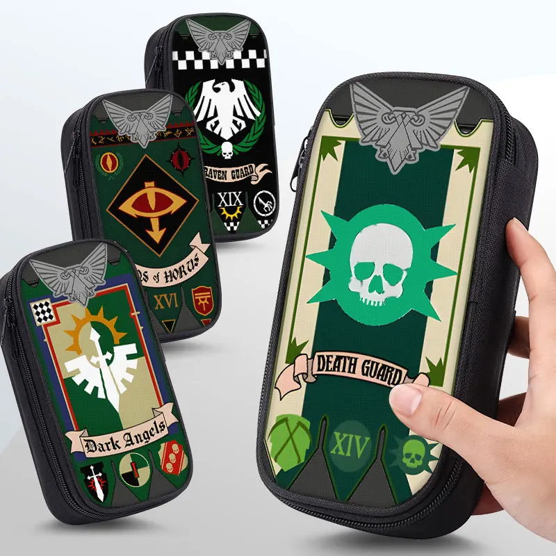 Warhammers 40000 Iron Warriors Blood Angel Creative Personality Cartoon Print Student Portable Multifunctional Stationery Bag
Warhammers 40000 Iron Warriors Blood Angel Creative Personality Cartoon Print Student Portable Multifunctional Stationery Bag