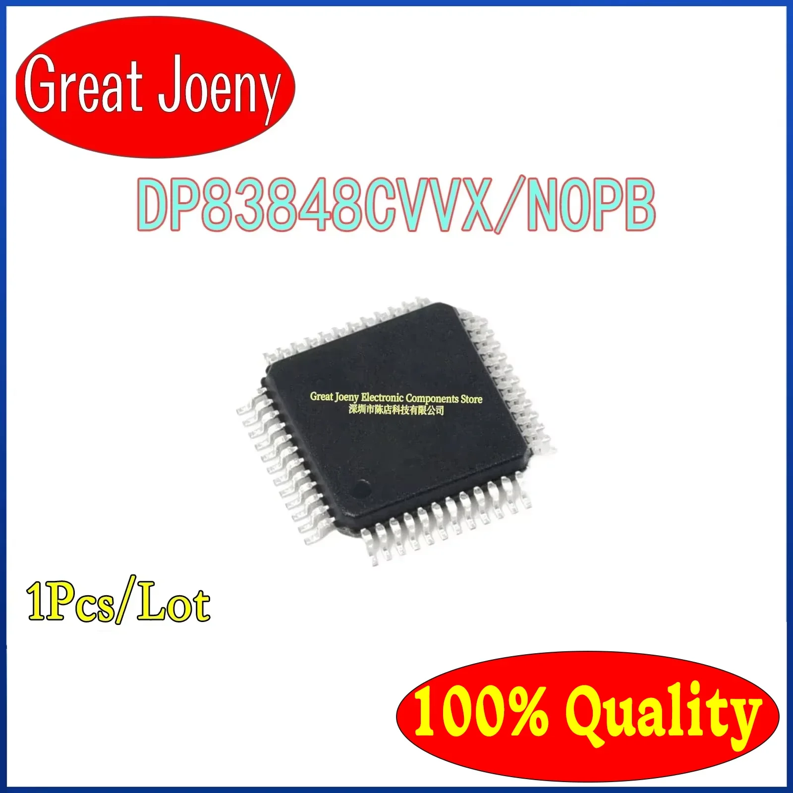 DP83848 DP83848CVVX/NOPB DP83848CVVX DP83848VV DP83848VVVBC IC Chipset LQFP-48 Bulk Best Price Electronic Parts
DP83848 DP83848CVVX/NOPB DP83848CVVX DP83848VV DP83848VVVBC IC Chipset LQFP-48 Bulk Best Price Electronic Parts