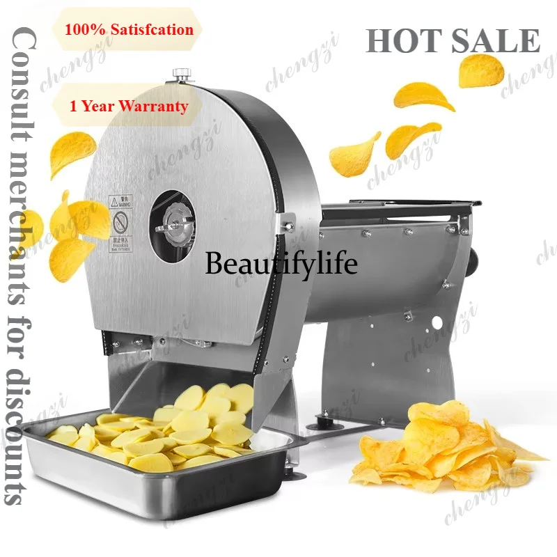 81 MOSEENER Commercial Electric Potato Chips Slicing Machine Fruit Cutting Machine Vegetable Slicer Vegetable Chopper for Kitche
81 MOSEENER Commercial Electric Potato Chips Slicing Machine Fruit Cutting Machine Vegetable Slicer Vegetable Chopper for Kitche