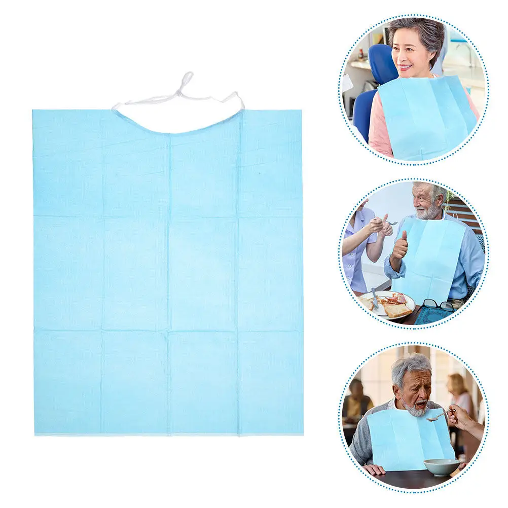 60Pcs Disposable Adult Bibs for Elderly Waterproof Oil-Proof Bibs for Adults Eating Protection Convenient One-Time-Use Dining
60Pcs Disposable Adult Bibs for Elderly Waterproof Oil-Proof Bibs for Adults Eating Protection Convenient One-Time-Use Dining