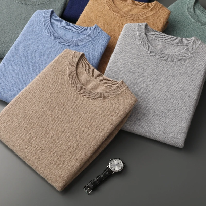 ANGEL Spring Summer 100% Goat Cashmere Men's O-Neck Sweater Short Sleeve Pullovers Solid Loose Knitted T-shirt Clothes Tops
ANGEL Spring Summer 100% Goat Cashmere Men's O-Neck Sweater Short Sleeve Pullovers Solid Loose Knitted T-shirt Clothes Tops
