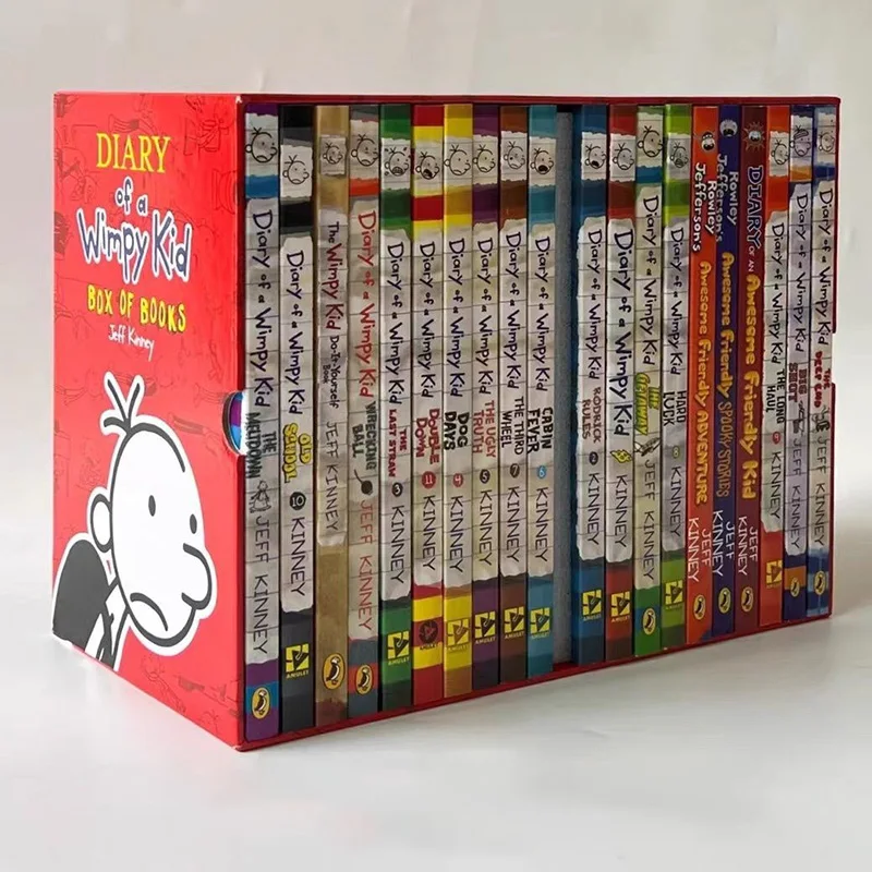 Комплект из 24 книг в коробке: Новые дневники маленькой проказницы на английском языке, высокое качество.
Комплект из 24 книг в коробке: Новые дневники маленькой проказницы на английском языке, высокое качество.