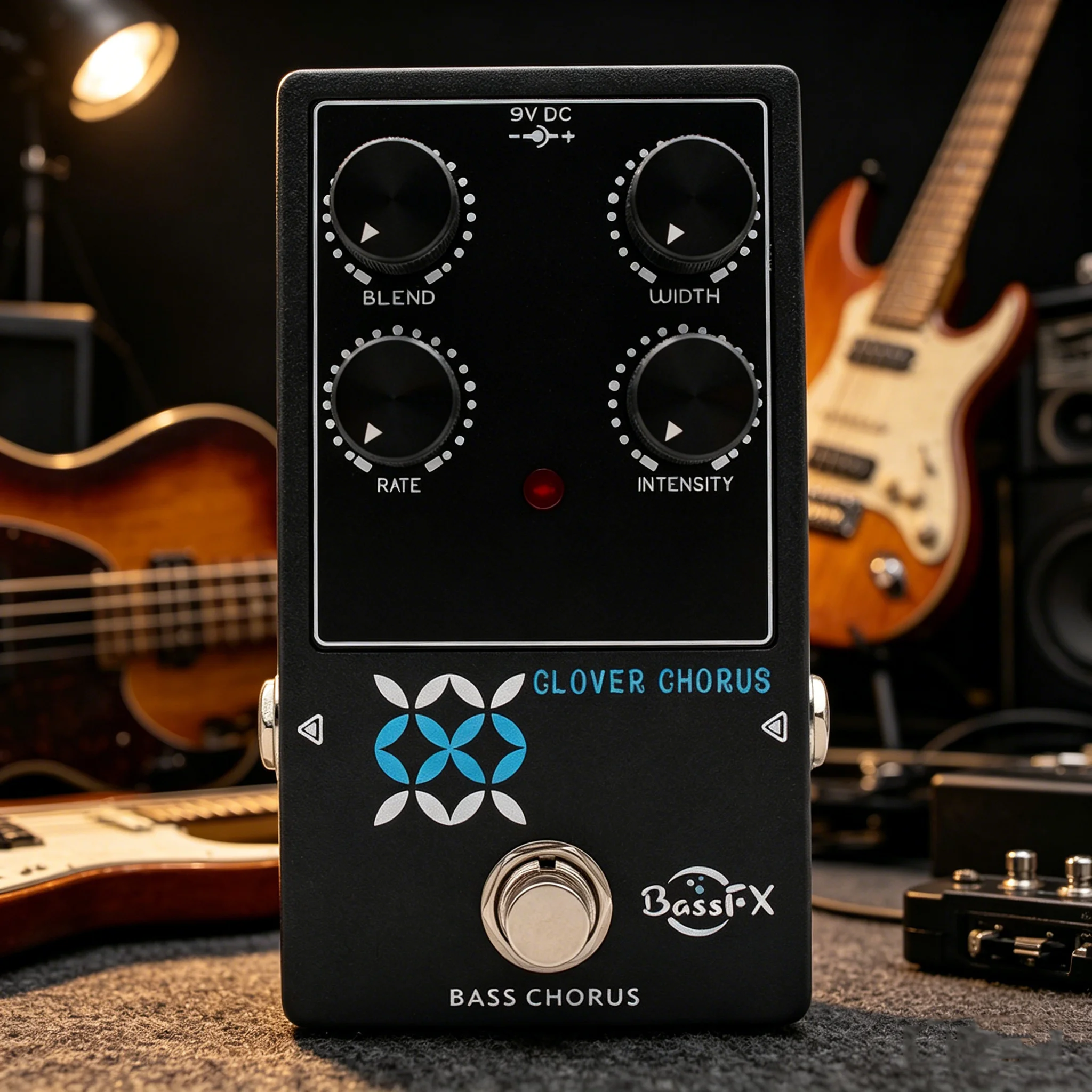 Fanmuzk Clover Chorus Pedal for Electric Bass, Chorus Bass Pedal Analog Chorus with Blend Rate Width True Bypass Pedal
Fanmuzk Clover Chorus Pedal for Electric Bass, Chorus Bass Pedal Analog Chorus with Blend Rate Width True Bypass Pedal