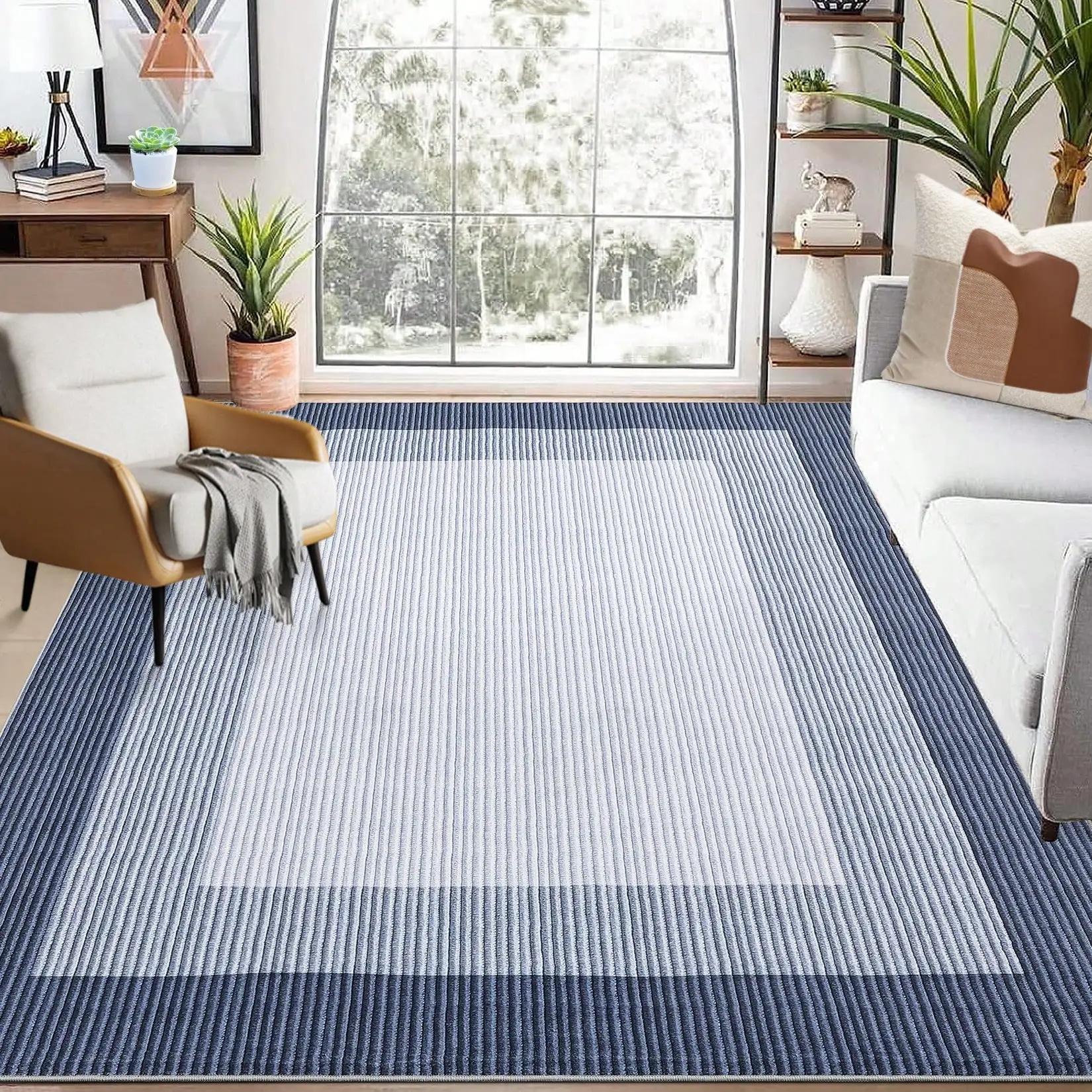 Soft Gradient Carpet Faux Wool Print Rug Stain Resistant Indoor Carpet With Non-Slip Backing Non-Shedding Low Pile Floor Cover For Laundry Kitchen Entryway
Soft Gradient Carpet Faux Wool Print Rug Stain Resistant Indoor Carpet With Non-Slip Backing Non-Shedding Low Pile Floor Cover For Laundry Kitchen Entryway