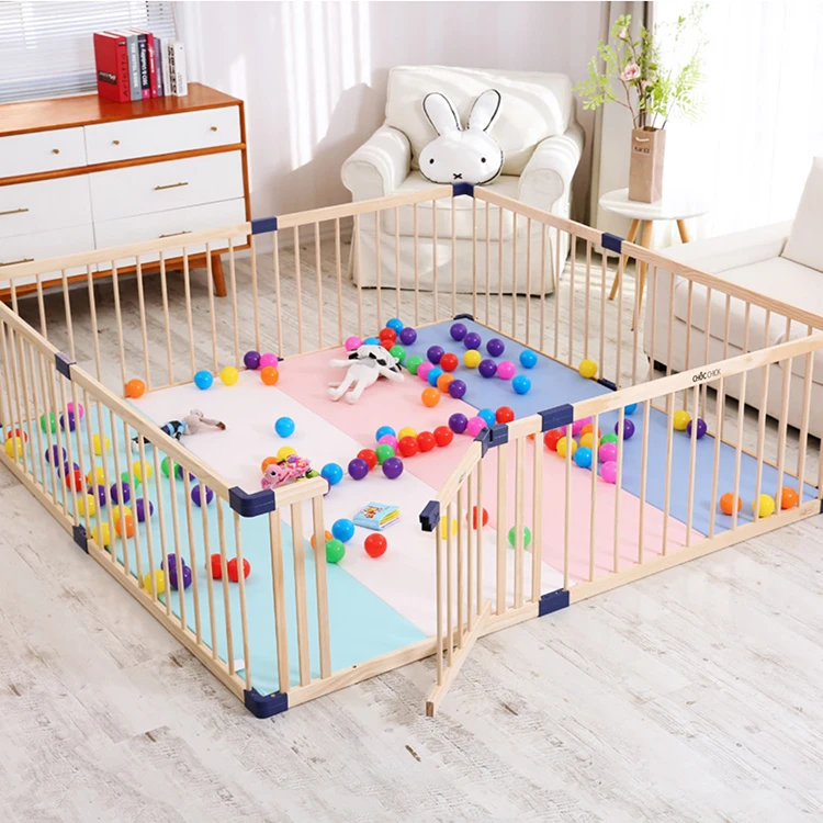 Sustainable Children Playpen Solid Wooden Baby Toddler Play Activity Center with Mat High Quality Wooden Playpen
Sustainable Children Playpen Solid Wooden Baby Toddler Play Activity Center with Mat High Quality Wooden Playpen