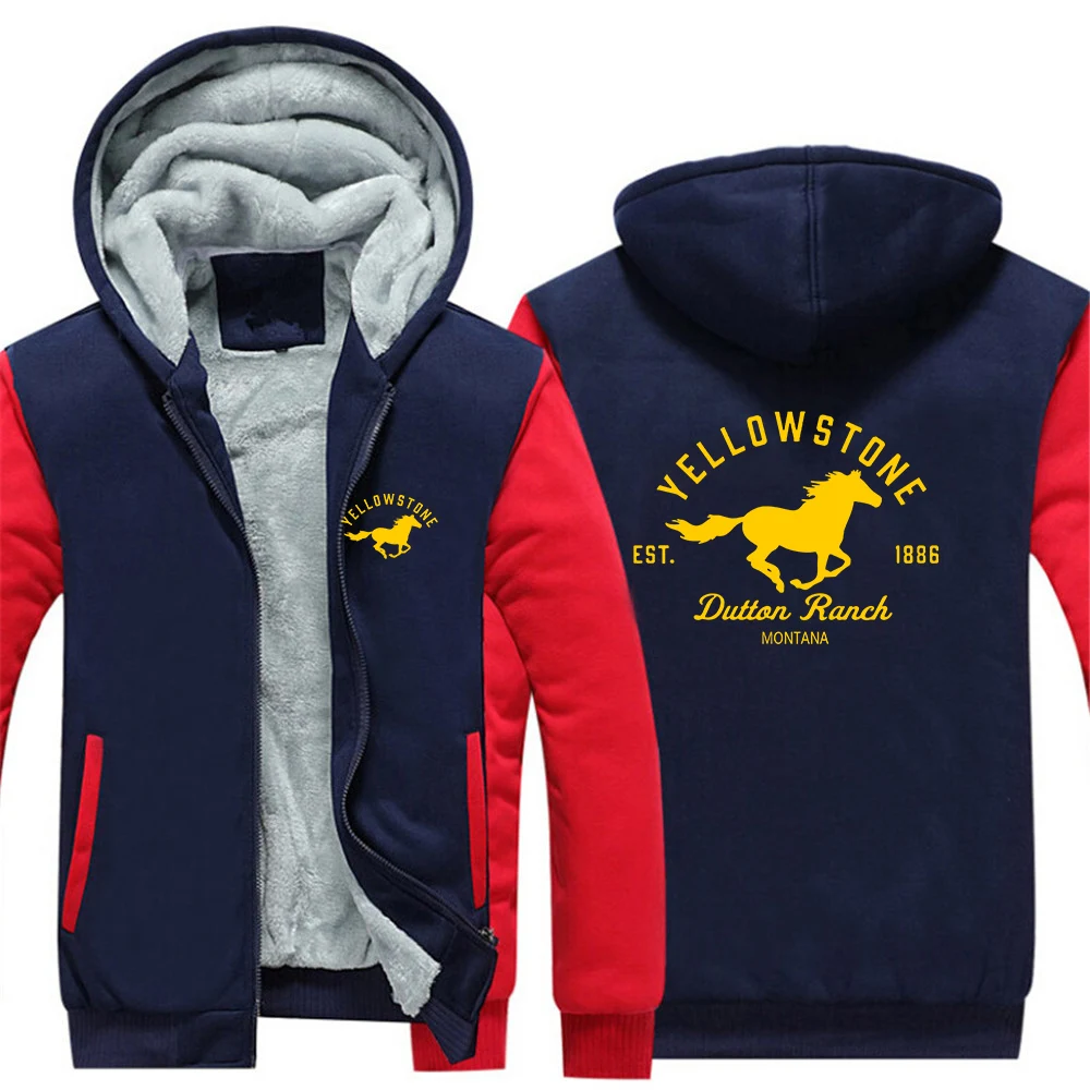 Yellowstone Dutton Ranch, новинка 2024, мужские толстовки, зимняя утепленная флисовая куртка на молнии, пальто, повседневные толстовки
Yellowstone Dutton Ranch, новинка 2024, мужские толстовки, зимняя утепленная флисовая куртка на молнии, пальто, повседневные толстовки