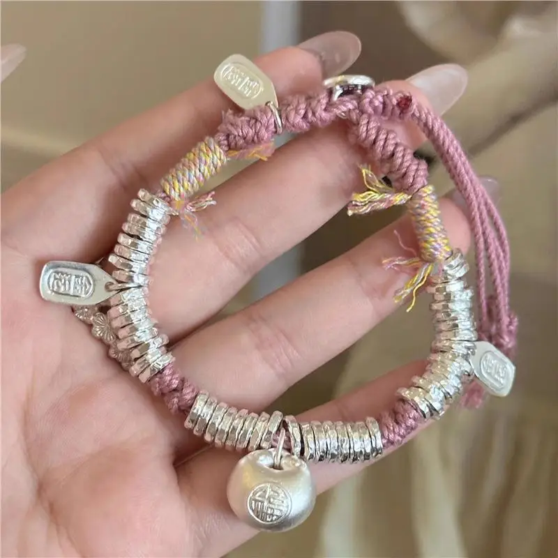 Xiaopangfu однотонный женский серебряный браслет со спиральной веревкой S999 для подруги, модный универсальный
Xiaopangfu однотонный женский серебряный браслет со спиральной веревкой S999 для подруги, модный универсальный