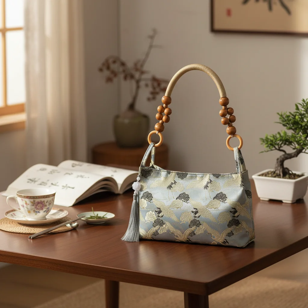 Women's New Chinese Style Shoulder Handbag Retro Pillow Bag Fashionable Simple Design With High-Density Polyester
Women's New Chinese Style Shoulder Handbag Retro Pillow Bag Fashionable Simple Design With High-Density Polyester