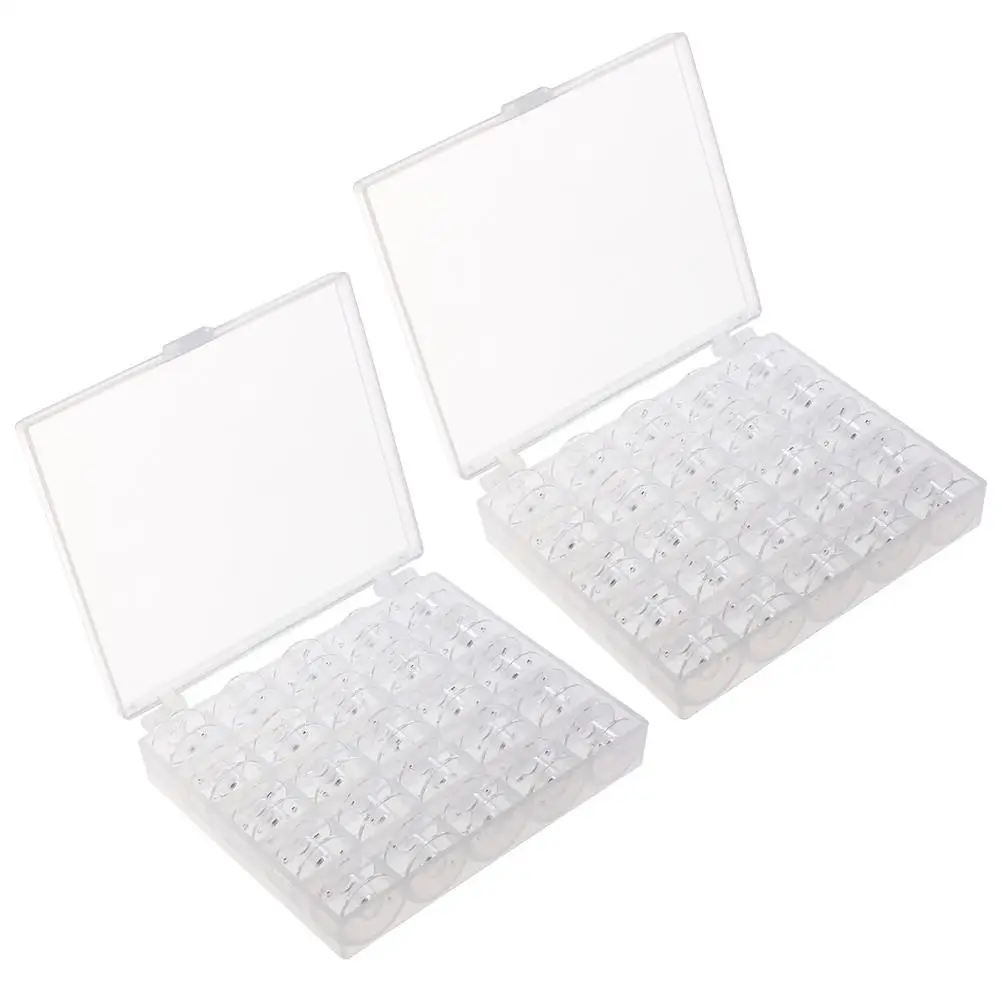 50 Pcs Sewing Machine Bobbins Spools Clear Plastic Lightweight Easy to Use Storage Perfect for Embroidery Machines
50 Pcs Sewing Machine Bobbins Spools Clear Plastic Lightweight Easy to Use Storage Perfect for Embroidery Machines