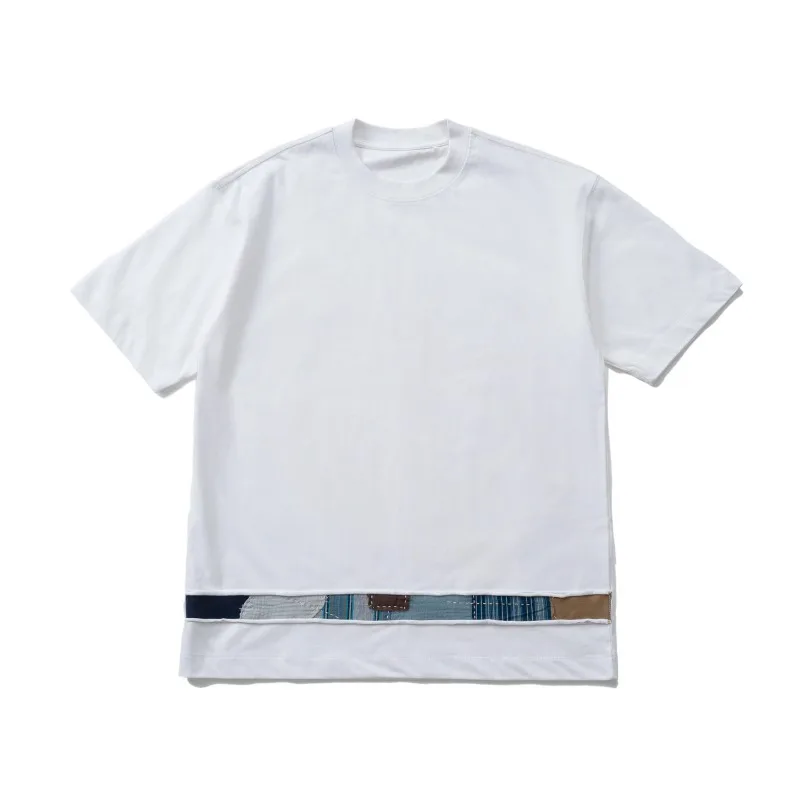 High Street Men's Indigo Vintage Hand-embroidered T-shirt Male Cotton T-shirt Men's Clothing Women's Clothes
High Street Men's Indigo Vintage Hand-embroidered T-shirt Male Cotton T-shirt Men's Clothing Women's Clothes