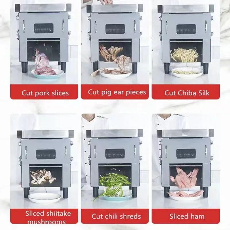 Slicer Vegetable Cutter Engineering Style Meat Cutting Machine Cafeteria and Restaurant Meat Slicing And Shredding Machine
Slicer Vegetable Cutter Engineering Style Meat Cutting Machine Cafeteria and Restaurant Meat Slicing And Shredding Machine