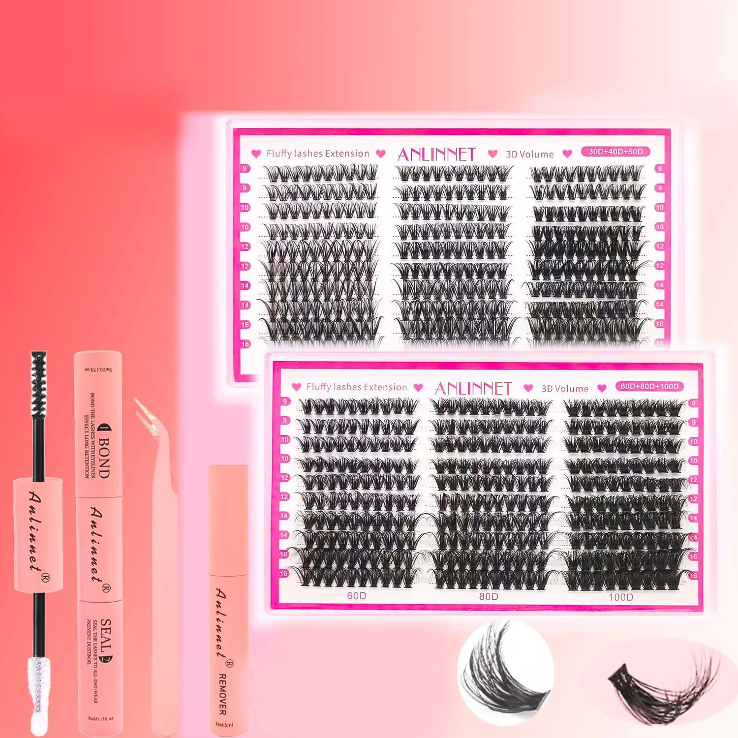 300 Bundles Fluffy Lash Clusters Natural softness lashes Hand Woven Russian curly false eyelashesCluster Eyelash Extension tools
300 Bundles Fluffy Lash Clusters Natural softness lashes Hand Woven Russian curly false eyelashesCluster Eyelash Extension tools