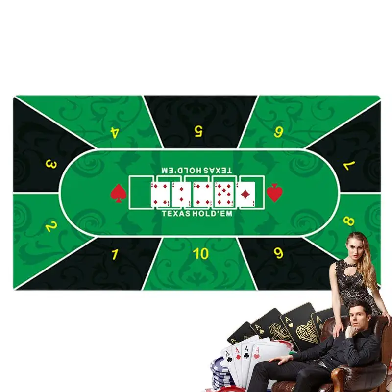 Коврик для покерного стола, резиновый коврик для покерного стола с Holdem, настольная подставка для комнат настольных игр, домашних развлечений, семьи
Коврик для покерного стола, резиновый коврик для покерного стола с Holdem, настольная подставка для комнат настольных игр, домашних развлечений, семьи