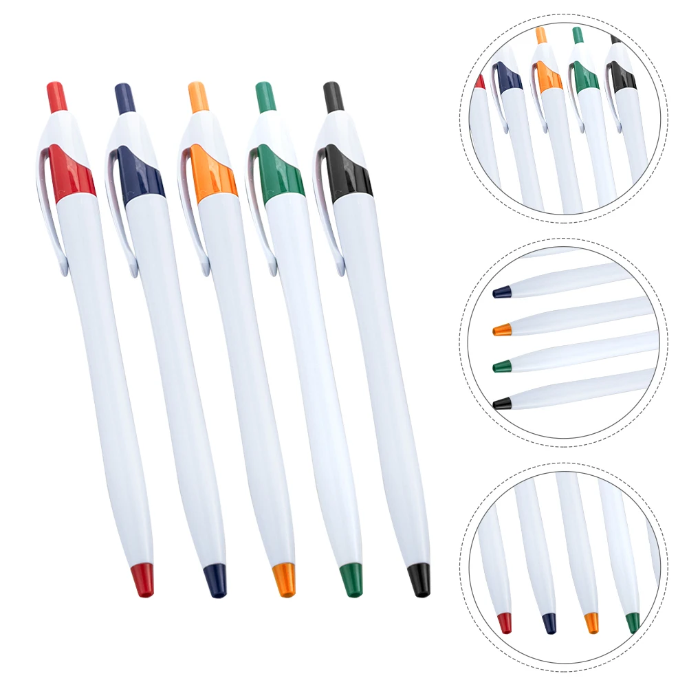 50pcs Press Design Ballpoint Pens Retractable Smooth Writing For Office School Business Black Ink Comfortable Grip
50pcs Press Design Ballpoint Pens Retractable Smooth Writing For Office School Business Black Ink Comfortable Grip