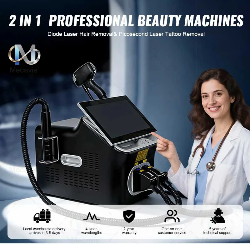 2026 Professional 2 IN 1 Diode Laser 4000w 4 Waves 940 1064 755 808NM Hair Removal Machine Pico Qswitch ND YAG tattoo removal
2026 Professional 2 IN 1 Diode Laser 4000w 4 Waves 940 1064 755 808NM Hair Removal Machine Pico Qswitch ND YAG tattoo removal