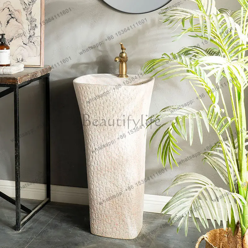 Villa outdoor pool basin courtyard column type washbasin integrated floor type
Villa outdoor pool basin courtyard column type washbasin integrated floor type