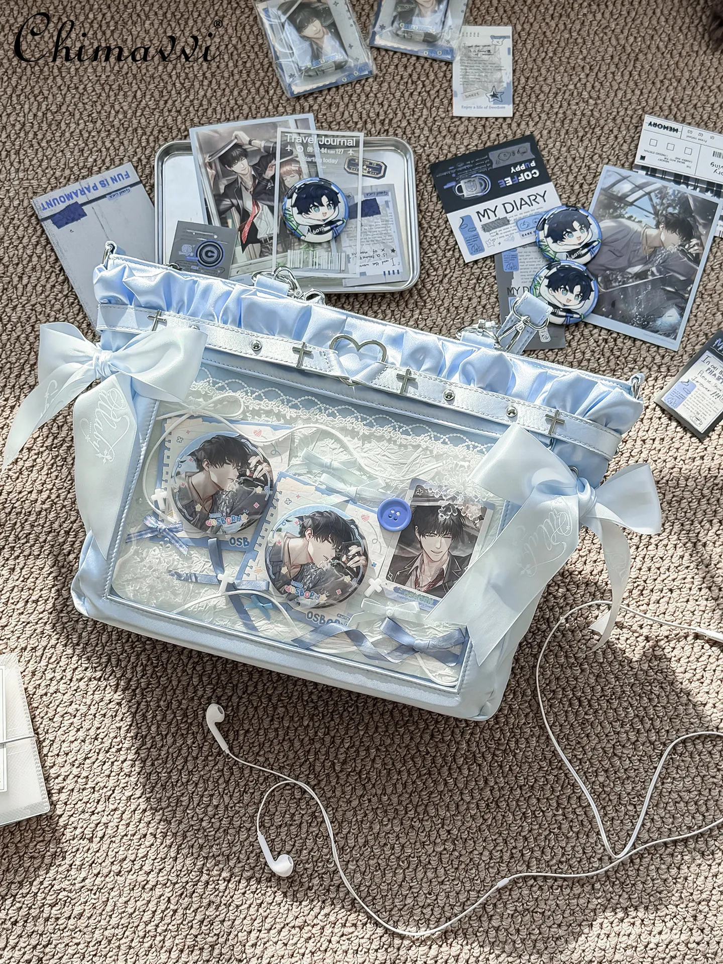 Original Japanese Style Pain Bag 2026 Fashion Large Capacity Lolita Crossbody Shoulder Satin Two-dimensional Anime Satchel Bag
Original Japanese Style Pain Bag 2026 Fashion Large Capacity Lolita Crossbody Shoulder Satin Two-dimensional Anime Satchel Bag