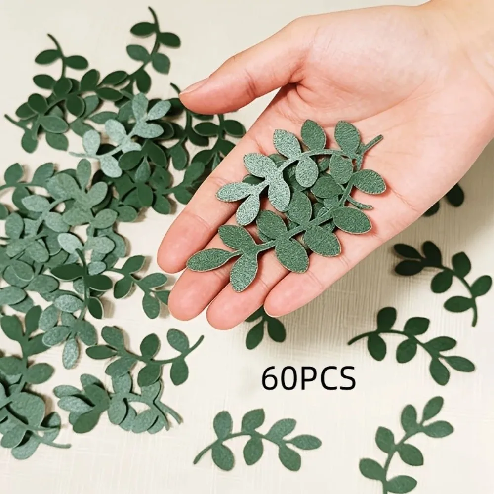 60pcs DIY Green Leaves Confetti Party Supplies Debris Paper Leaf Decorations Venue Setup Props Scatterable Paper Scraps
60pcs DIY Green Leaves Confetti Party Supplies Debris Paper Leaf Decorations Venue Setup Props Scatterable Paper Scraps