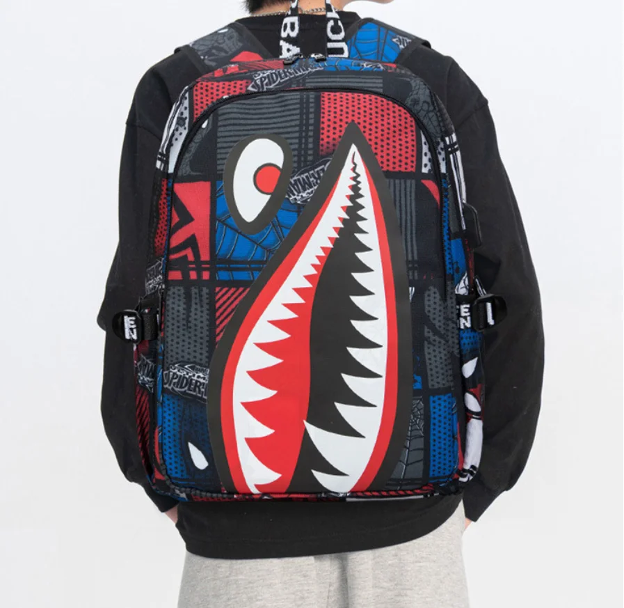 Children's Schoolbag New Model Lightweight Casual Design Shark-Themed Unique Pattern Print Simple Elegant Back Style
Children's Schoolbag New Model Lightweight Casual Design Shark-Themed Unique Pattern Print Simple Elegant Back Style