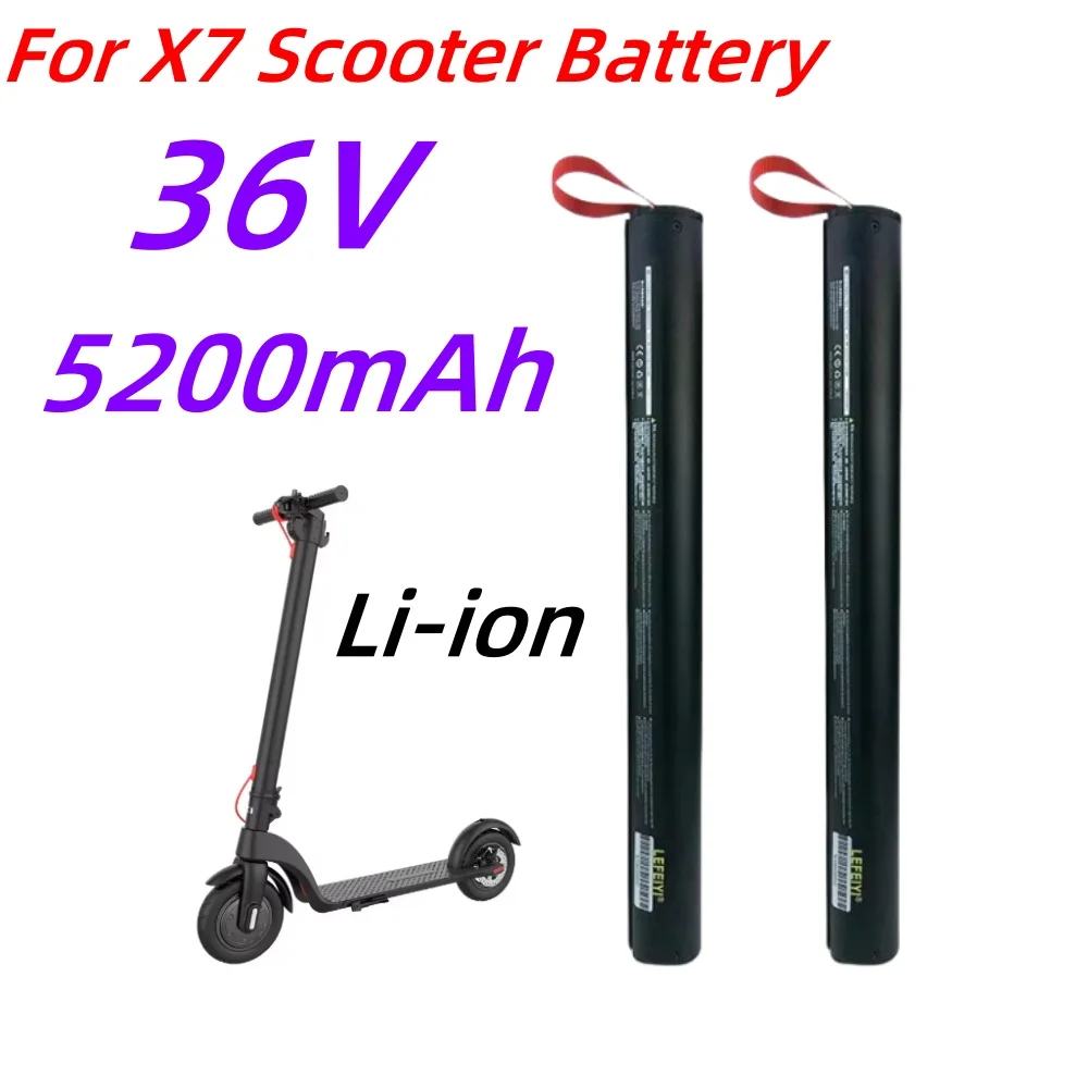 36V 5200mAH For X7 Scooter Replace Rechargeable Lithium Battery Pack 187Wh , HX Scooter Battery Accessories
36V 5200mAH For X7 Scooter Replace Rechargeable Lithium Battery Pack 187Wh , HX Scooter Battery Accessories