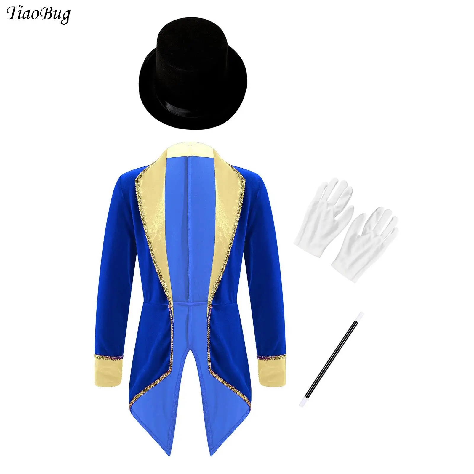 Boys Girls Long Sleeves Magician Tuxedo Blazers Circus Ringmaster Tailcoat Jackets Xmas Halloween Lion Tamer Showman Costumes
Boys Girls Long Sleeves Magician Tuxedo Blazers Circus Ringmaster Tailcoat Jackets Xmas Halloween Lion Tamer Showman Costumes