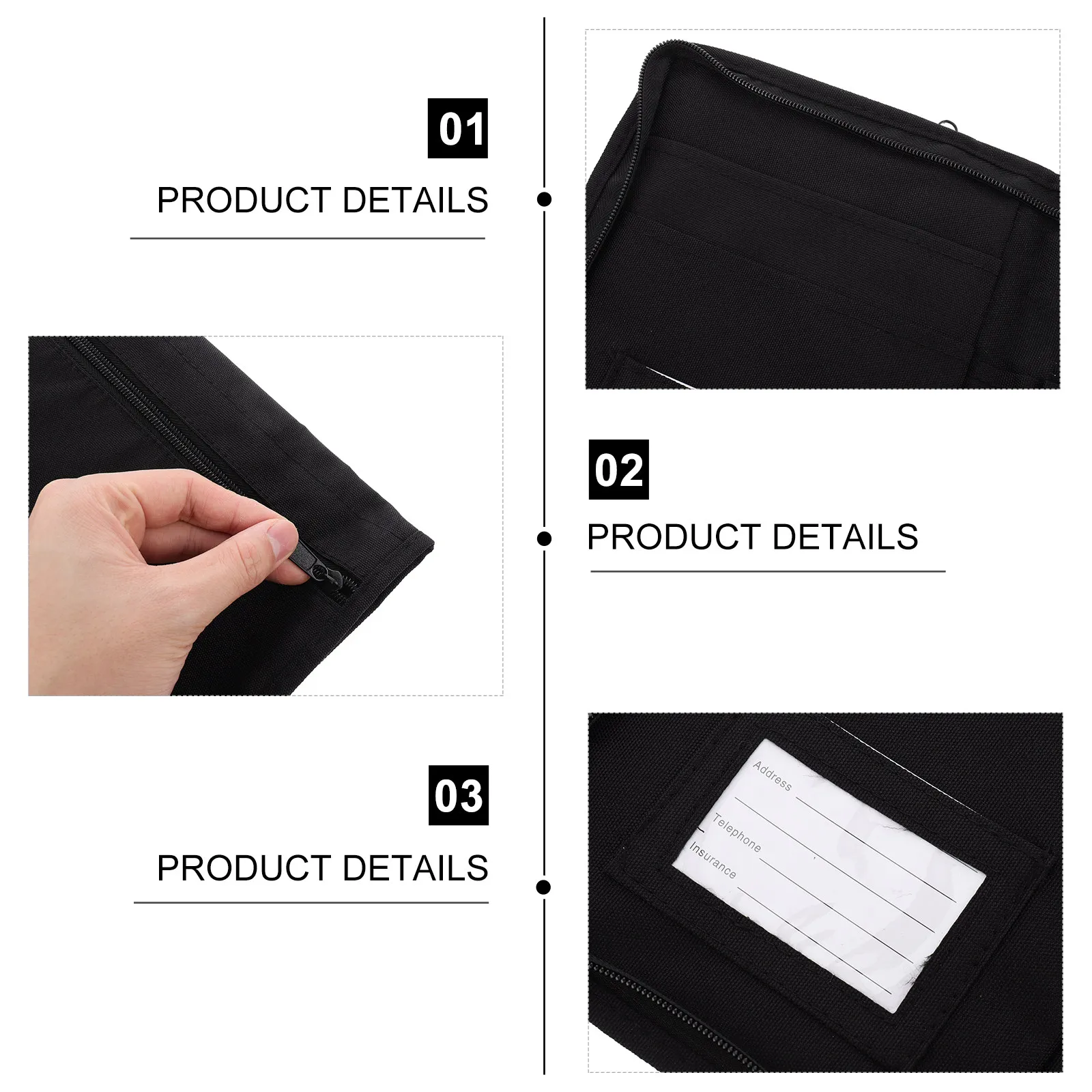 1Pcs Strong Oxford Cloth File Bag Waterproof Portable Document Folder Zipper Closure Reusable Storage Pouch for Work Travel
1Pcs Strong Oxford Cloth File Bag Waterproof Portable Document Folder Zipper Closure Reusable Storage Pouch for Work Travel