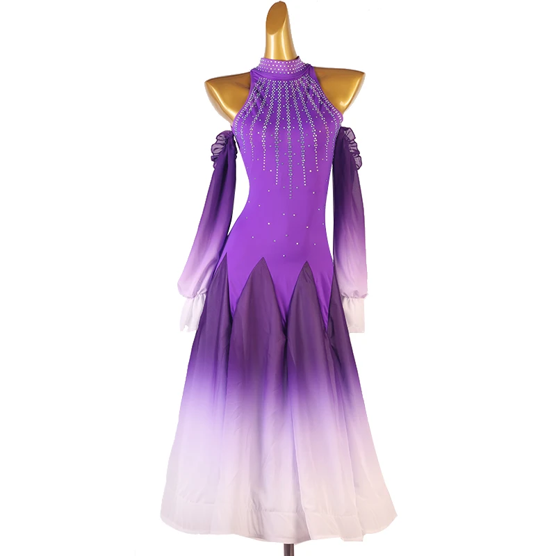Ballroom Modern Dance Competition Dresses Flamingo Standard Waltz Stage Costumes Women Clothing Evening Dress Customize Size
Ballroom Modern Dance Competition Dresses Flamingo Standard Waltz Stage Costumes Women Clothing Evening Dress Customize Size