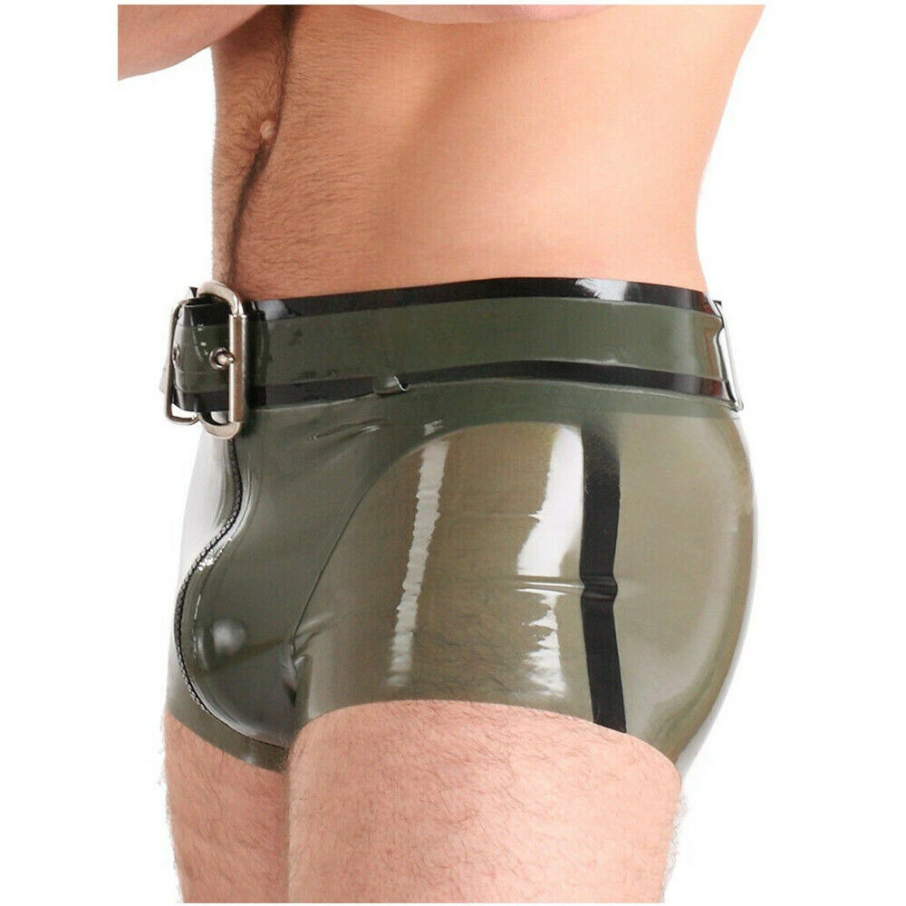 Customized Men's Transparent Latex Rubber Boxer Panties With Zipper Belt Cosplay Fetish Underwear
Customized Men's Transparent Latex Rubber Boxer Panties With Zipper Belt Cosplay Fetish Underwear
