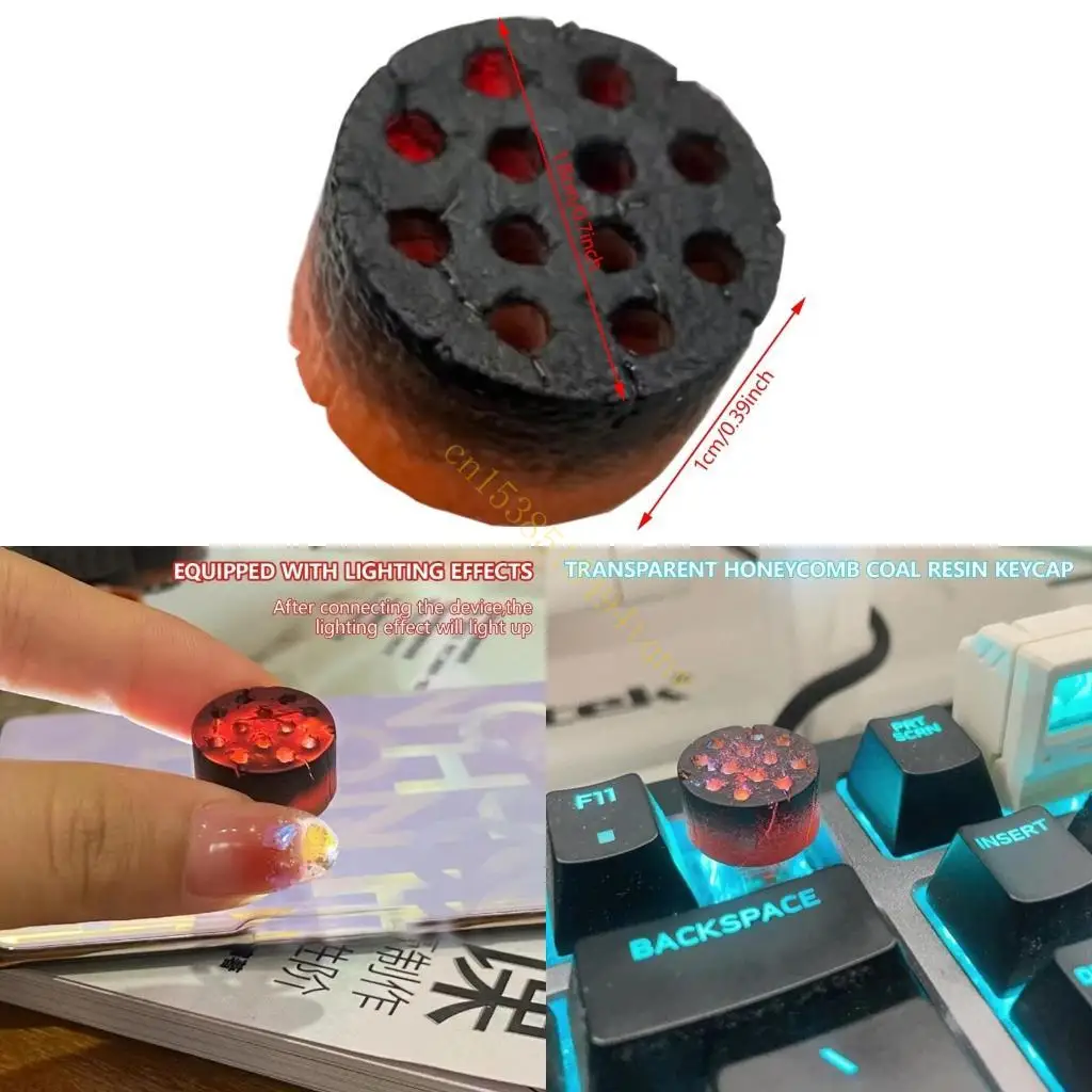 J60A Three Dimensionals Resins Keycap with Honeycombs Coal Detail Keycap for PC Gamers
J60A Three Dimensionals Resins Keycap with Honeycombs Coal Detail Keycap for PC Gamers