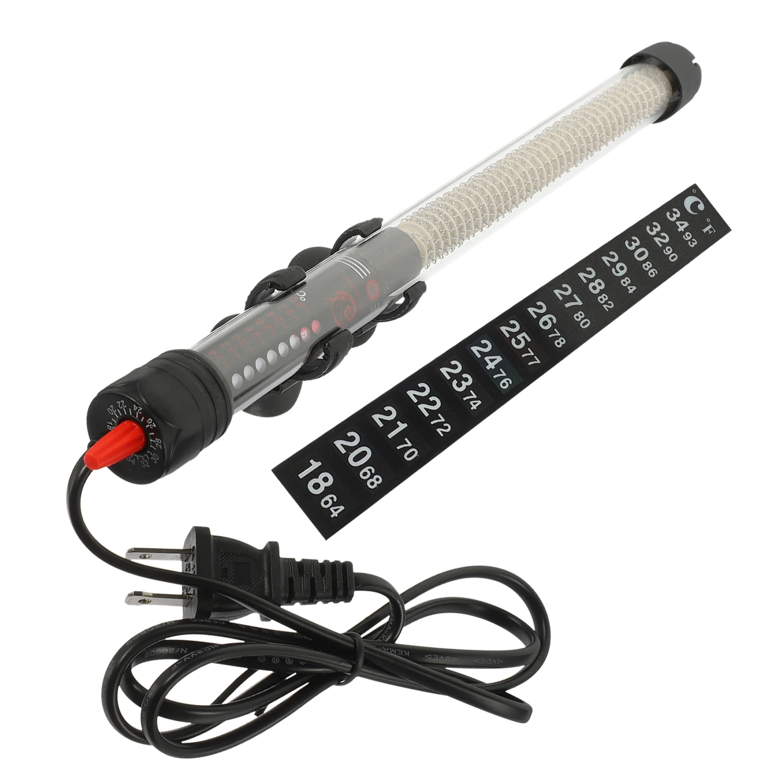 2pc Heating Rod Submersible Aquarium Heater for Freshwater Saltwater Fish Tank Temperature Control Thermostat Adjust
2pc Heating Rod Submersible Aquarium Heater for Freshwater Saltwater Fish Tank Temperature Control Thermostat Adjust