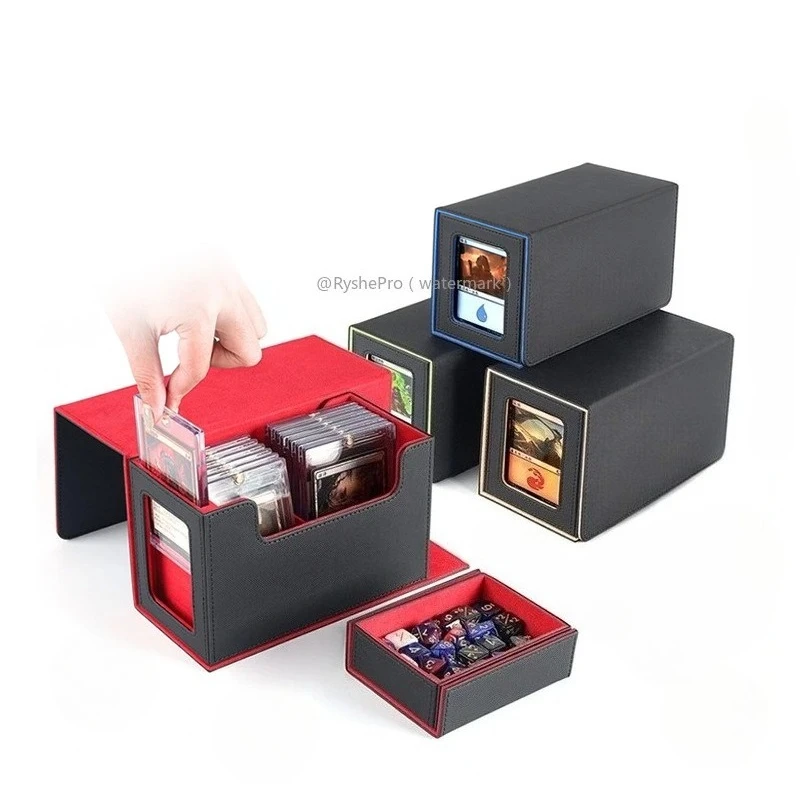 Коробка для колоды карт с витриной Коробка для колоды Commander вмещает 200 карточек с двойными рукавами и лотком для игральных костей для спортивных карточек MTG PTCG TCG
Коробка для колоды карт с витриной Коробка для колоды Commander вмещает 200 карточек с двойными рукавами и лотком для игральных костей для спортивных карточек MTG PTCG TCG