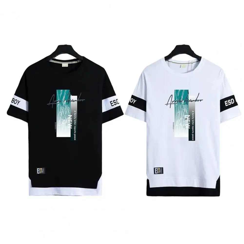 Chic Summer Letter Print Loose Tee Shirt Fine Sewing Pullover T-shirt Men Summer Casual Pullover Tee Shirt Streetwear
Chic Summer Letter Print Loose Tee Shirt Fine Sewing Pullover T-shirt Men Summer Casual Pullover Tee Shirt Streetwear