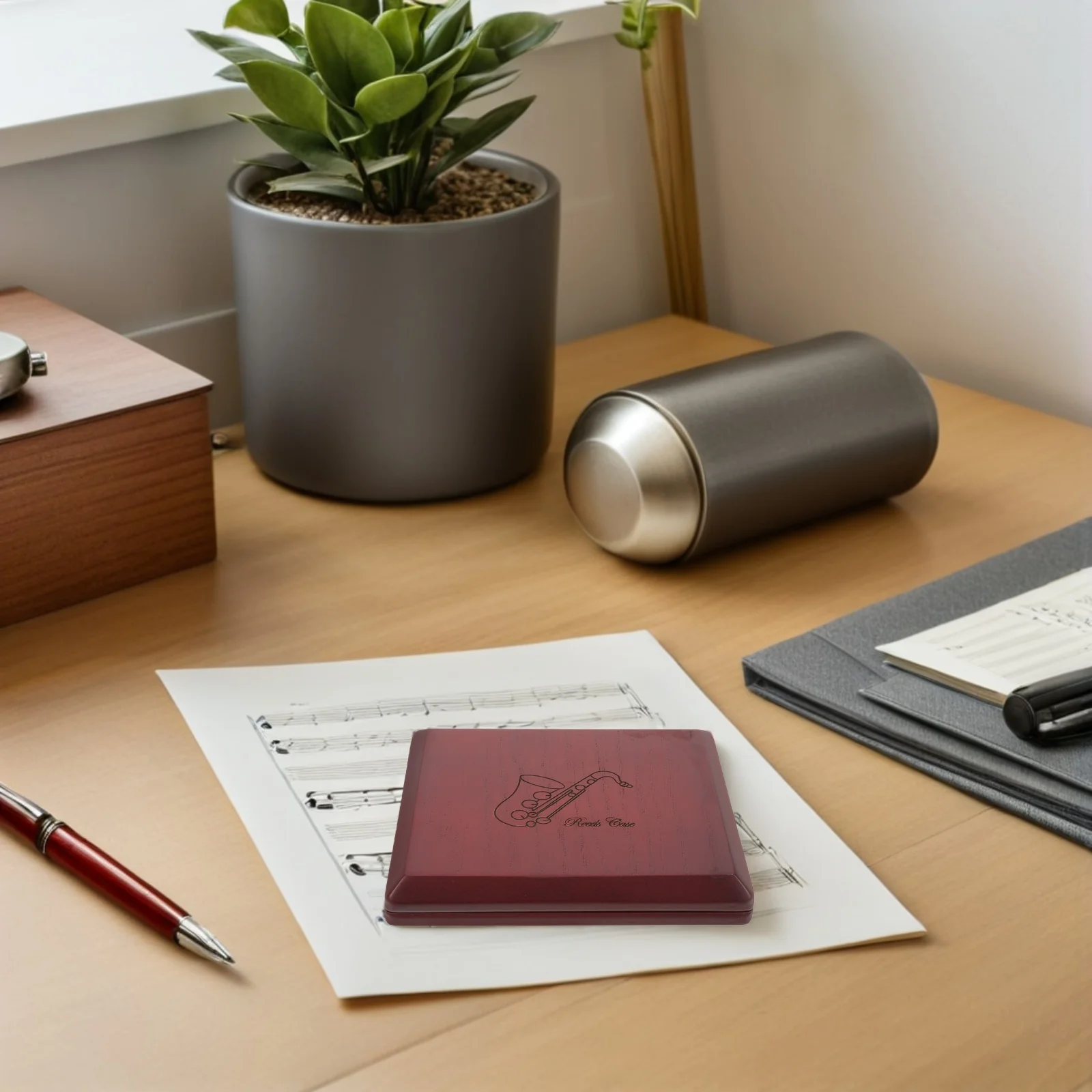 Reed Storage Box Alto Sax Case Saxophone for Clarinet Bag Boxes Reeds Oboe Cases 
Reed Storage Box Alto Sax Case Saxophone for Clarinet Bag Boxes Reeds Oboe Cases