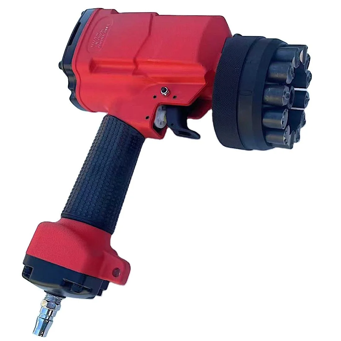 For stamping 1/2 in. (12.0 mm) height standard characters Hand Held dial type pneumatic hammer
For stamping 1/2 in. (12.0 mm) height standard characters Hand Held dial type pneumatic hammer
