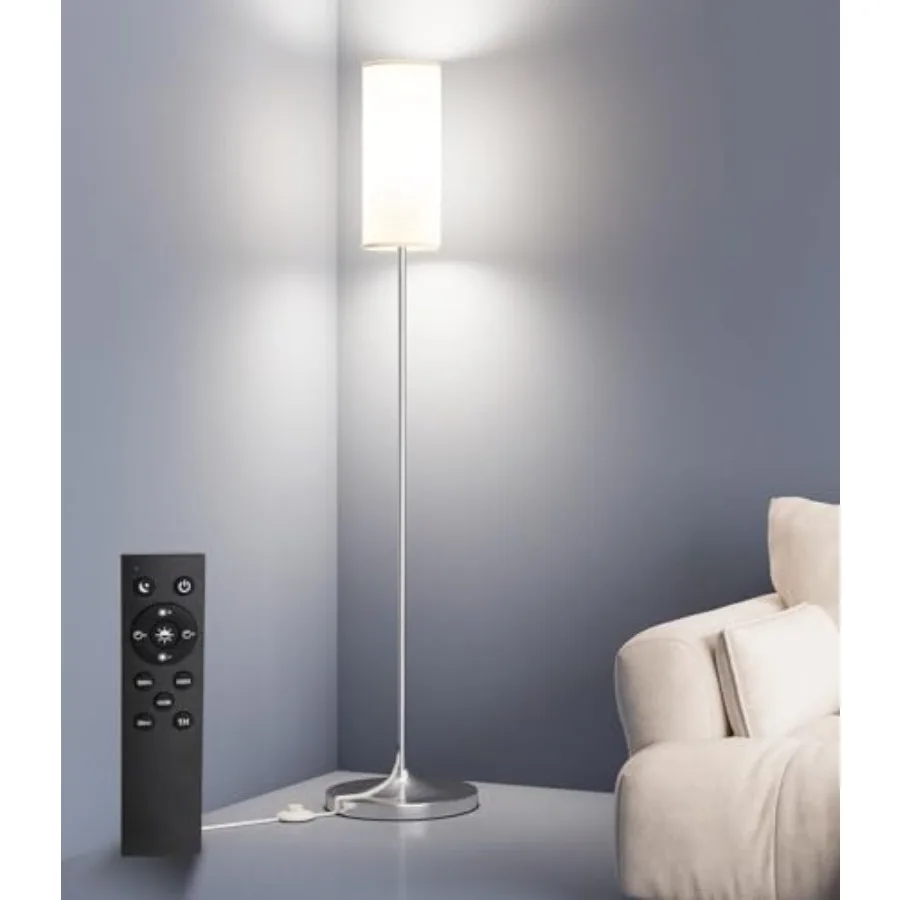 LED Floor Lamp for Living Room, Dimmable Standing Lamps with Feet Switch, Remote Custom Color Temperature Pole Lamp with Lampsh
LED Floor Lamp for Living Room, Dimmable Standing Lamps with Feet Switch, Remote Custom Color Temperature Pole Lamp with Lampsh