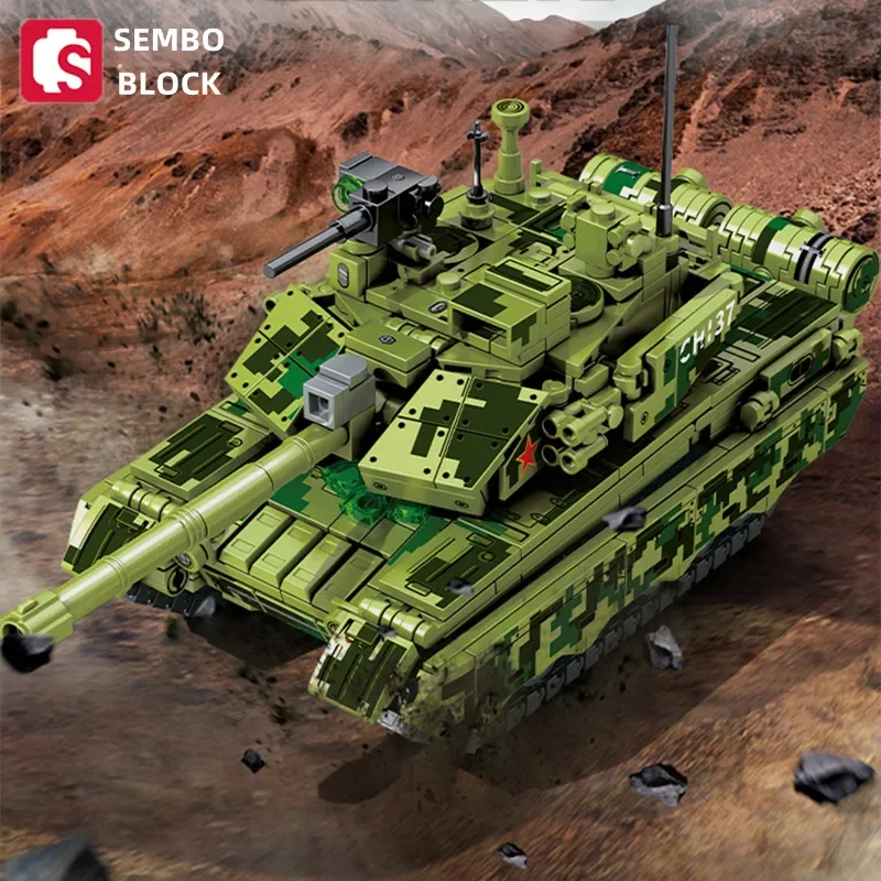 Оригинальный конструктор SEMBO, военный конструктор, модель танка, творческая сборка «сделай сам», детские игрушки для мальчиков, социгры, поделки, подарки
Оригинальный конструктор SEMBO, военный конструктор, модель танка, творческая сборка «сделай сам», детские игрушки для мальчиков, социгры, поделки, подарки