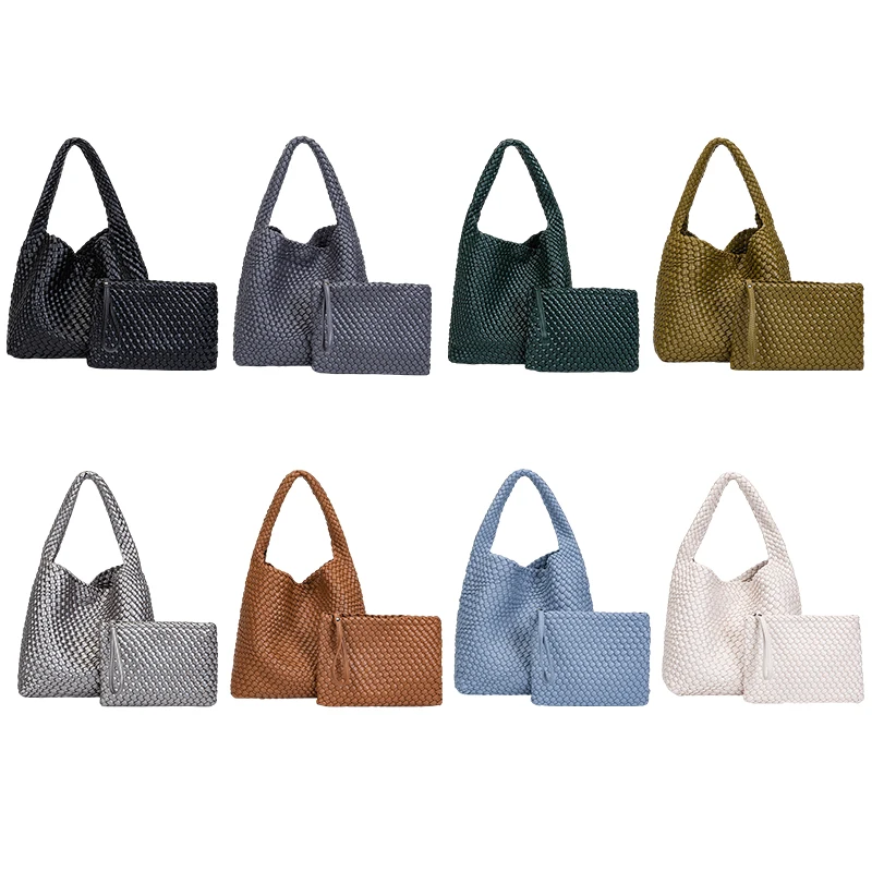 New Handwoven Large Capacity PU Leather Women Tote Shoulder Bag Casual Soft Braided All Match Underarm Handbag
New Handwoven Large Capacity PU Leather Women Tote Shoulder Bag Casual Soft Braided All Match Underarm Handbag