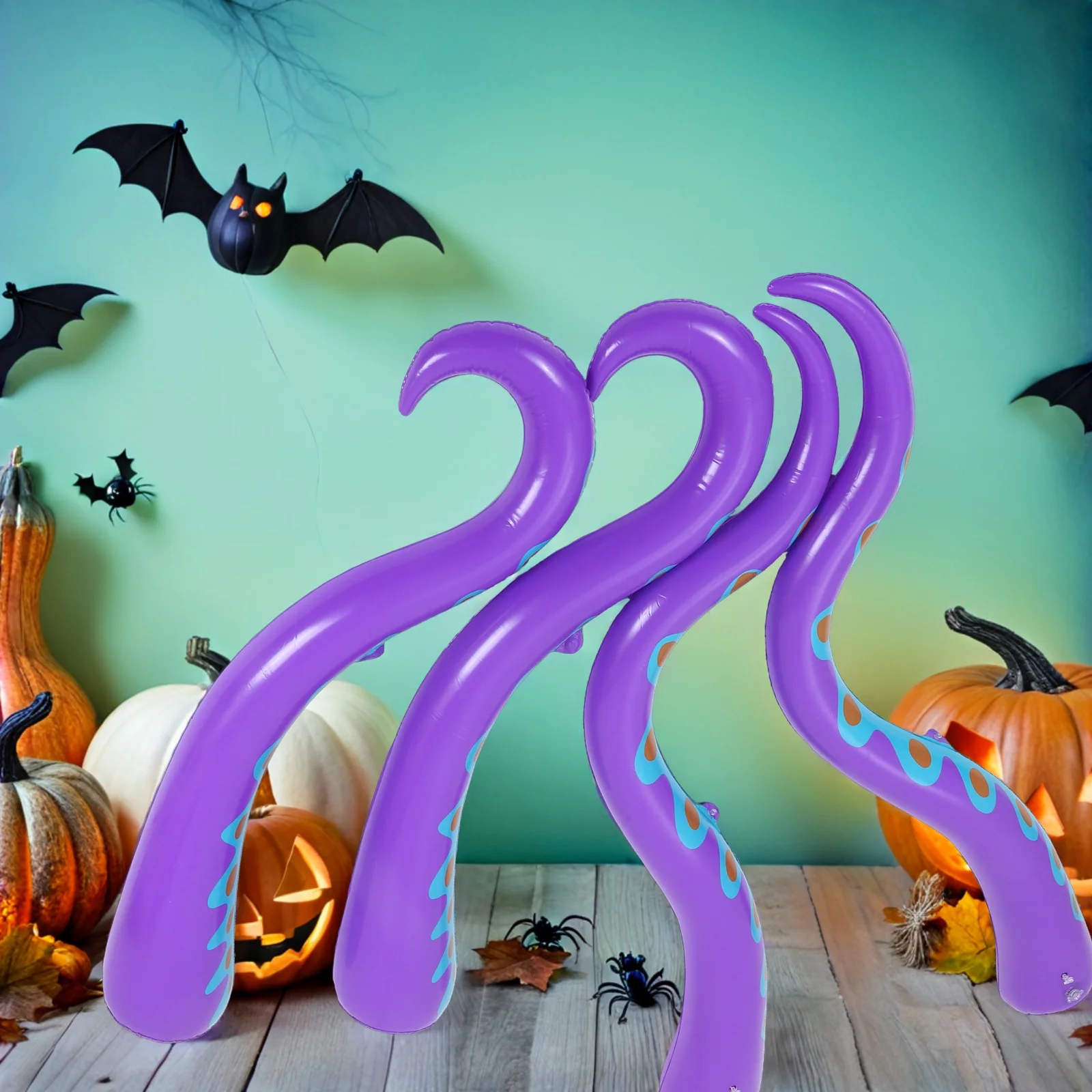 4Pcs Inflatable Octopus Tentacles Halloween Party Supplies Blow Up Window Decorations Reusable Ocean Theme Room Decor
4Pcs Inflatable Octopus Tentacles Halloween Party Supplies Blow Up Window Decorations Reusable Ocean Theme Room Decor