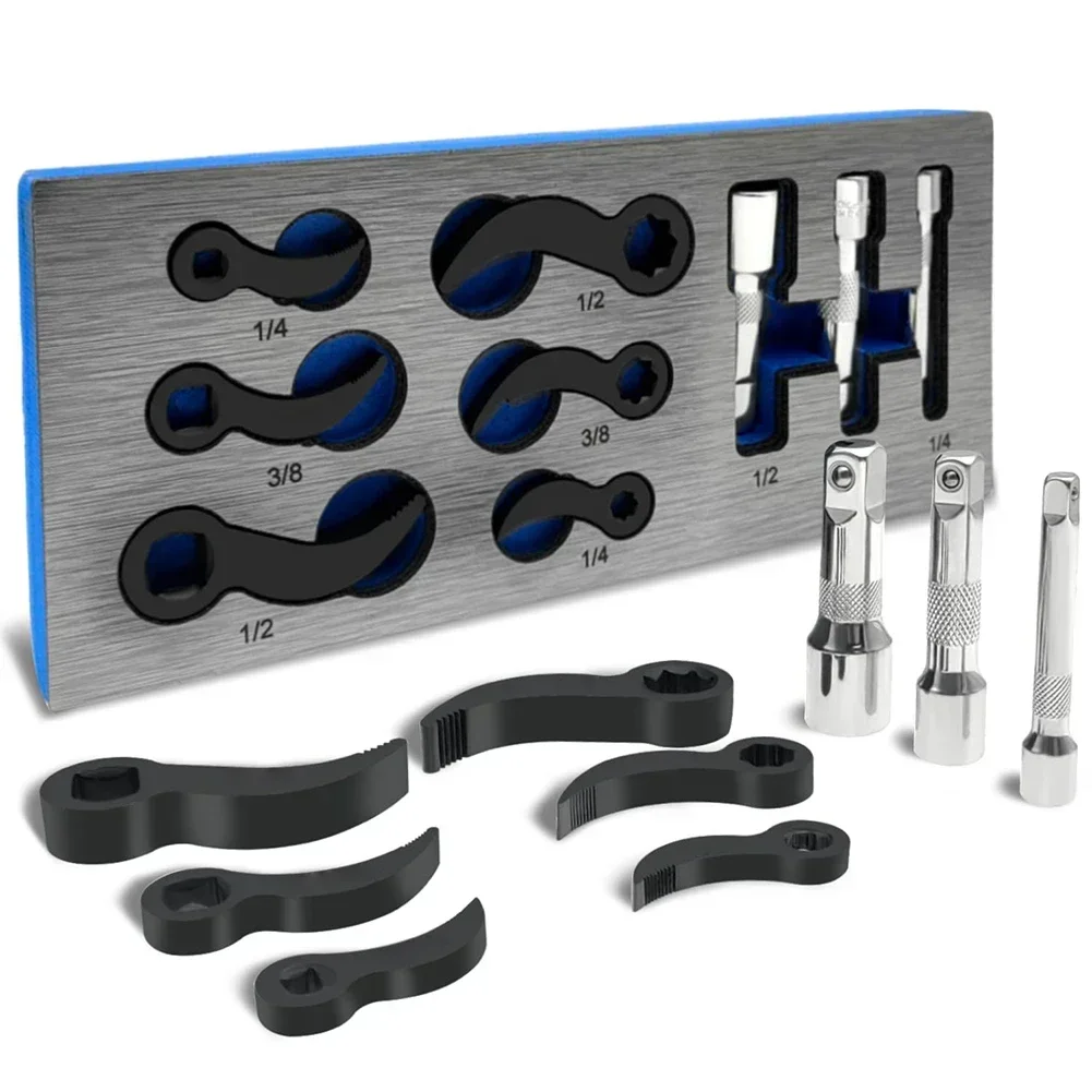 9-pcs Crowbar Wrench Adapter Set Crowbar Wrench Adapter Set Automotive Repair Tools Crowbar Wrench Adapter Crowbar Wrench Adapte
9-pcs Crowbar Wrench Adapter Set Crowbar Wrench Adapter Set Automotive Repair Tools Crowbar Wrench Adapter Crowbar Wrench Adapte