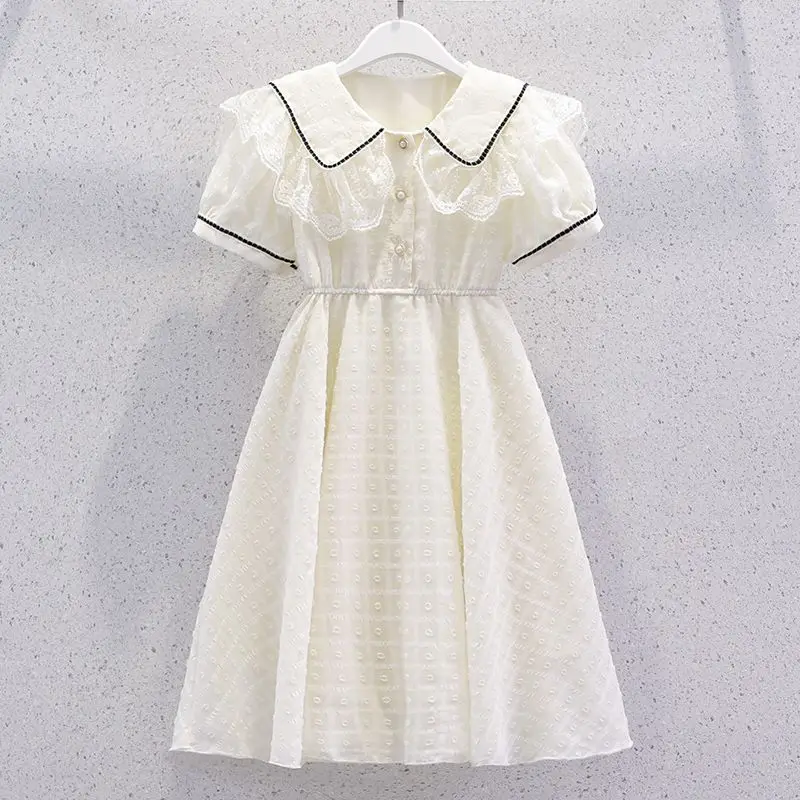 Fashion Girl Cotton Princess Dress Summer Children's Clothing Girls Chiffon Lace Dresses Party Kids Clothes 5 6 8 10 12 14 Years
Fashion Girl Cotton Princess Dress Summer Children's Clothing Girls Chiffon Lace Dresses Party Kids Clothes 5 6 8 10 12 14 Years