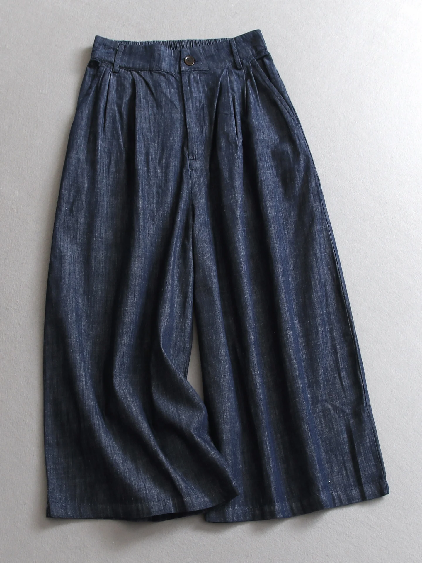 High Waist Loose Fit Straight Leg Jeans Pure Cotton Vintage Deep Blue Wide Leg Pants Casual Style Women's Summer Jeans
High Waist Loose Fit Straight Leg Jeans Pure Cotton Vintage Deep Blue Wide Leg Pants Casual Style Women's Summer Jeans