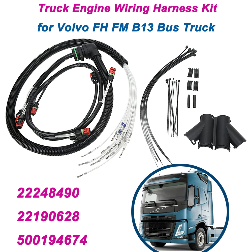 Новый комплект проводки форсунок для грузовиков Volvo D13 FH FM FMX NH FH12 FH16, артикулы 22248490, 7422248490, 22190628, гарантия 3 года.
Новый комплект проводки форсунок для грузовиков Volvo D13 FH FM FMX NH FH12 FH16, артикулы 22248490, 7422248490, 22190628, гарантия 3 года.