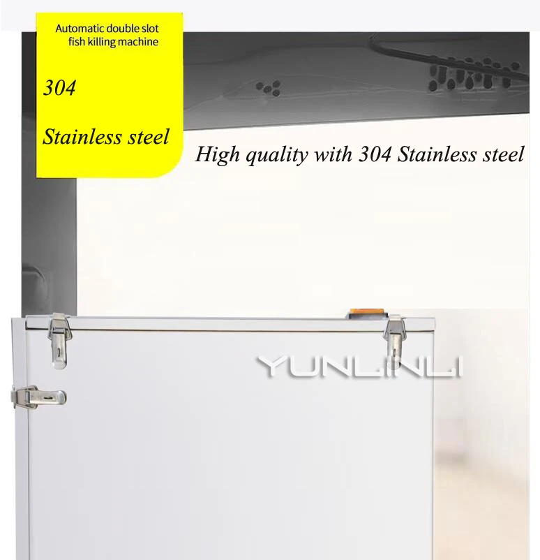 Automatic Open Back Fish Killer 220V 1500W Stainless Steel Commercial Grass Fish Fast Descaling Equipment XZ-017
Automatic Open Back Fish Killer 220V 1500W Stainless Steel Commercial Grass Fish Fast Descaling Equipment XZ-017
