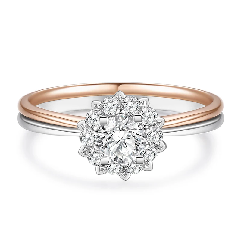 tuopumiya 18K gold cultivate Lab Diamond ring women Synthetic diamond marriage female ring
tuopumiya 18K gold cultivate Lab Diamond ring women Synthetic diamond marriage female ring