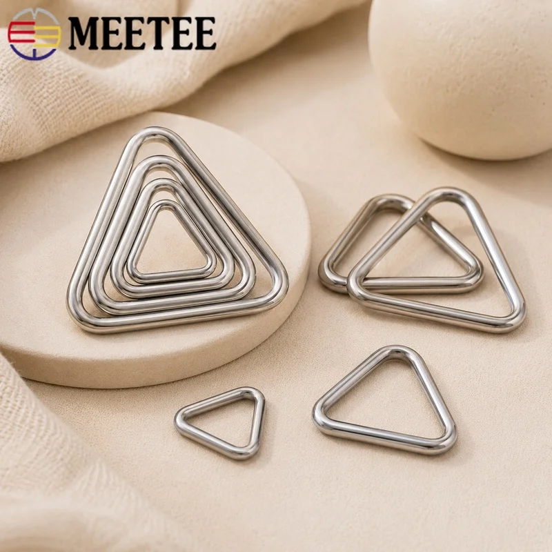5/10Pcs 15-50mm Stainless Steel Triangle Ring Buckles Metal Loop for Bag Strap Leash Harness Webbing DIY Hardware Connector Clip
5/10Pcs 15-50mm Stainless Steel Triangle Ring Buckles Metal Loop for Bag Strap Leash Harness Webbing DIY Hardware Connector Clip