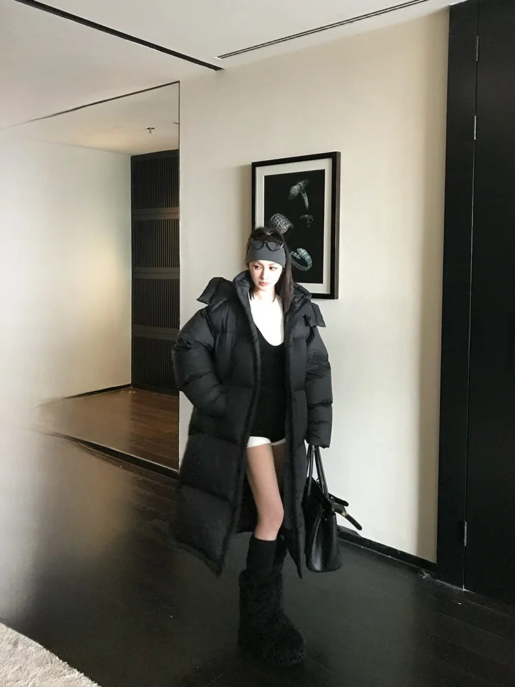 Puffy Hooded down Jacket White Duck Feather Thickened Long And Short Styles Warm Outerwear for Women SKK Brand 90% down Fill ...
Puffy Hooded down Jacket White Duck Feather Thickened Long And Short Styles Warm Outerwear for Women SKK Brand 90% down Fill ...