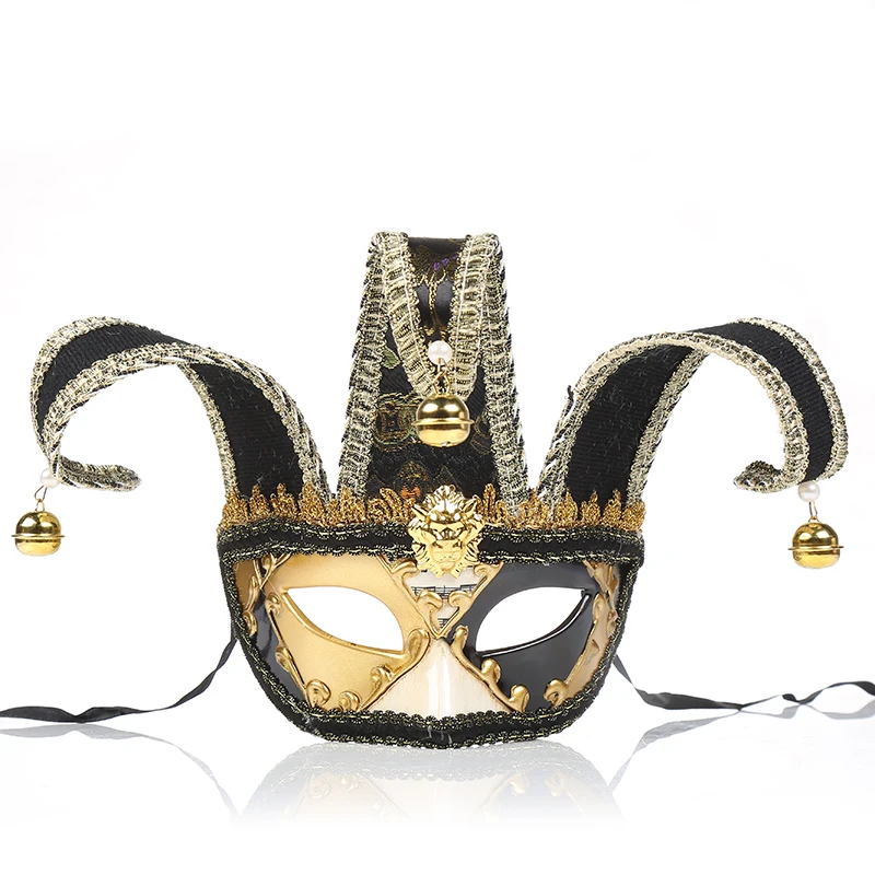 Vintage Venetian Half-face Mask, Halloween Costume Party Masquerade Joker Performance Prop
Vintage Venetian Half-face Mask, Halloween Costume Party Masquerade Joker Performance Prop