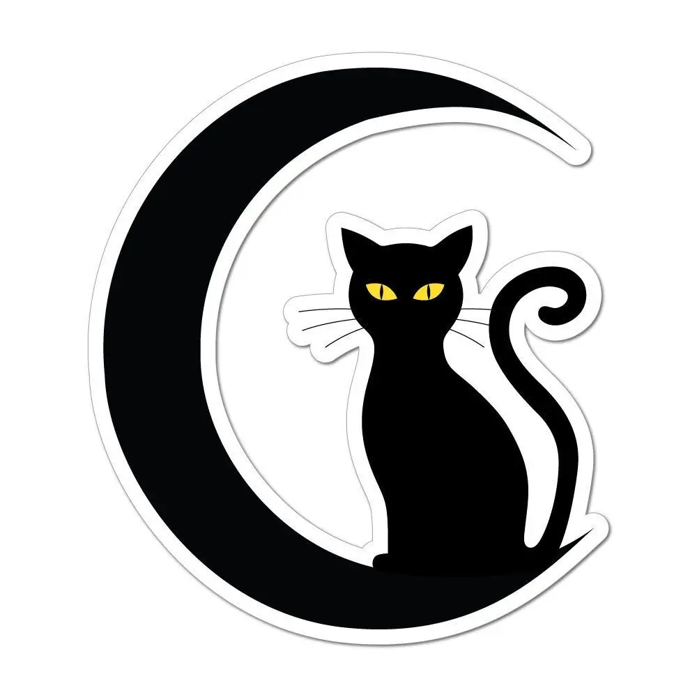 Moon cat black goodnight midnight luna Car Sticker Decal Camper Travel Bumpe Waterproof Anime Scratch-proof Car Styling
Moon cat black goodnight midnight luna Car Sticker Decal Camper Travel Bumpe Waterproof Anime Scratch-proof Car Styling